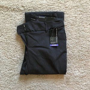 NWT George Women's Gray Straight Leg Stretch Pants